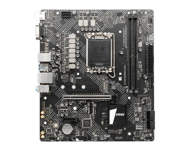 MSI H610M Bomber D4 1700P Vga Hdmi