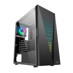 PowerBoost VK-G2055S USB 3.0 ATX Mesh & ARGB Siyah Kasa (PSU Yok)