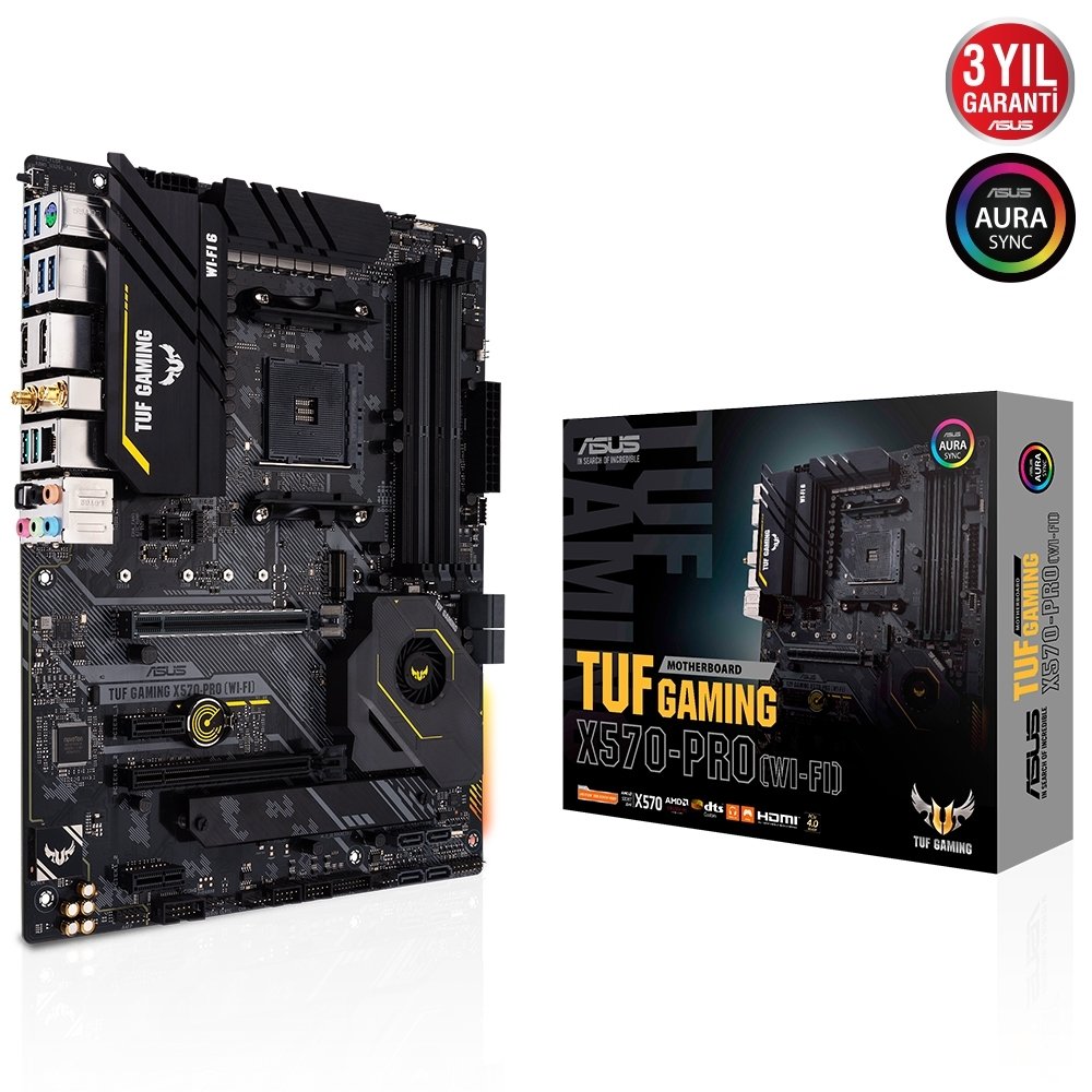 ASUS TUF GAMING X570-PRO (WI-FI) 5100(OC) ATX AM4
