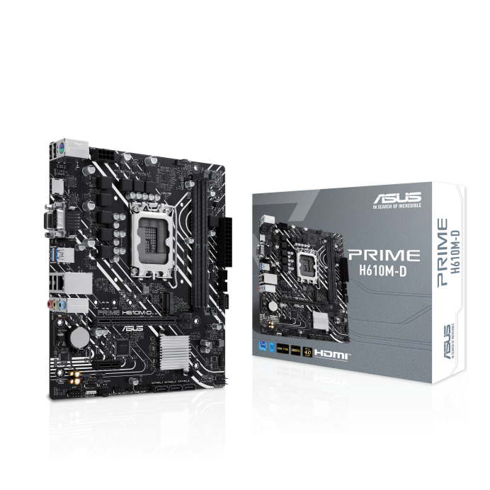 ASUS PRIME H610M-D DDR5 5600MHz M.2 HDMI mATX 1700p
