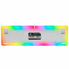 GameBooster G918 Fire Storm RGB Blue Switch Kablolu Mekanik Oyuncu Klavyesi Beyaz