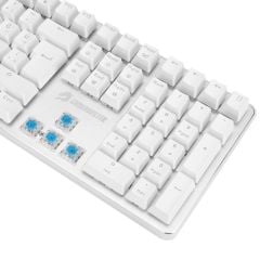 GameBooster G918 Fire Storm RGB Blue Switch Kablolu Mekanik Oyuncu Klavyesi Beyaz