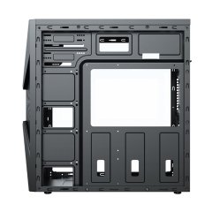 PowerBoost VK-G3621C USB 3.0 ATX, Mesh panel, Fixed Rainbow fan, siyah Kasa (PSU Yok)