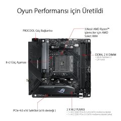 ASUS ROG STRIX B550-I GAMING DDR4 5100Mhz mATX AM4