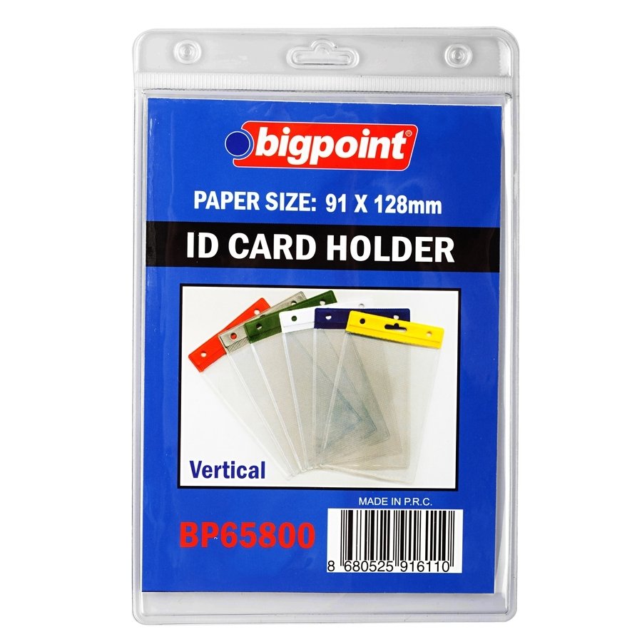 Bigpoint Kart Poşeti Dikey Şeffaf 91x128mm 100'lü Poşet