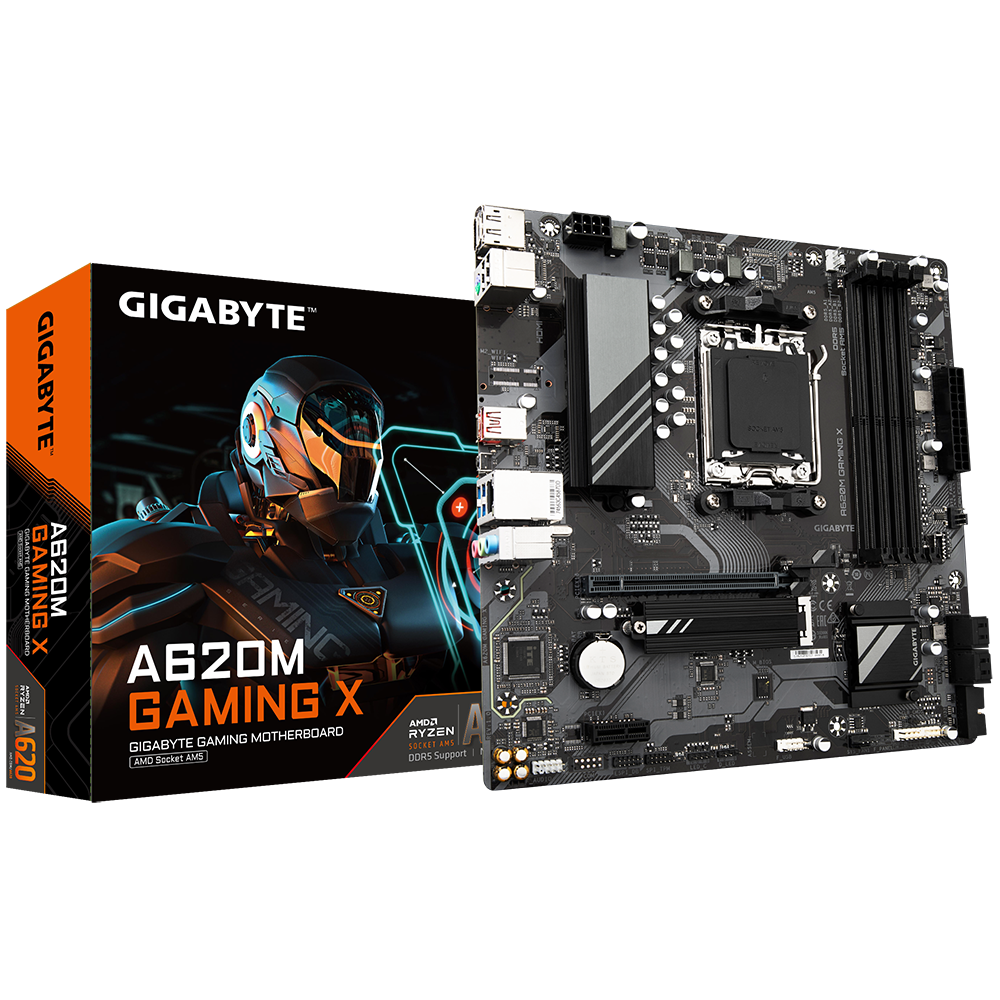 GIGABYTE A620M GAMING X DDR5 6400OC HDMI AM5 mATX