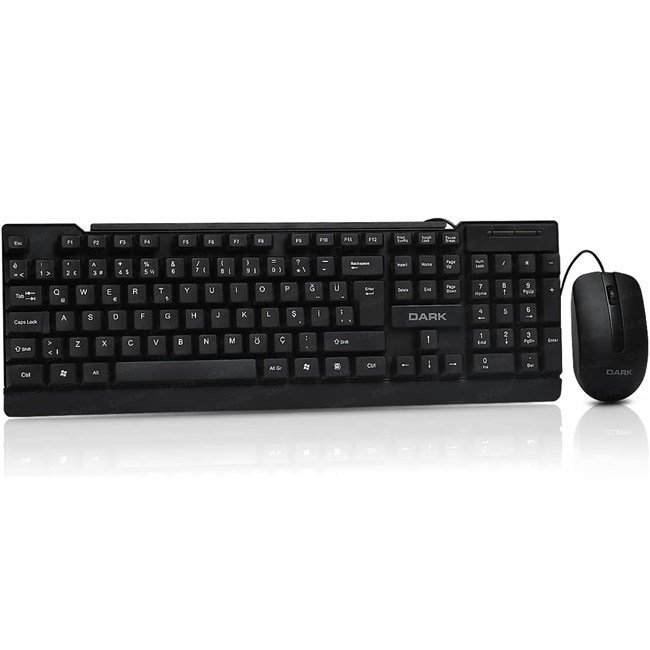 Dark DK-AC-KM1060 USB Siyah Ofis Tip KM Set