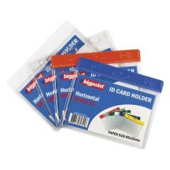 Bigpoint Kart Poşeti Yatay Şeffaf 85x55mm 10'lu Poşet