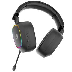 GameBooster WBH23B Nemesis PRO RGB Wireless 2.4G+BT Siyah Kablosuz Oyuncu Kulaklığı