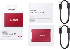 Samsung 1TB Taşınabilir T7 SSD 2.5 MU-PC1T0R/WW