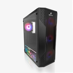 GameBooster GB-G3309B 550w 80+ ATX USB 3.0, Mesh, RGB Fan, Siyah Kasa