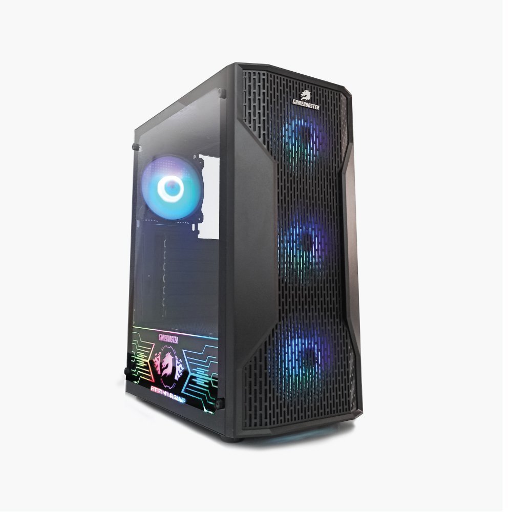 GameBooster GB-G3309B 550w 80+ ATX USB 3.0, Mesh, RGB Fan, Siyah Kasa