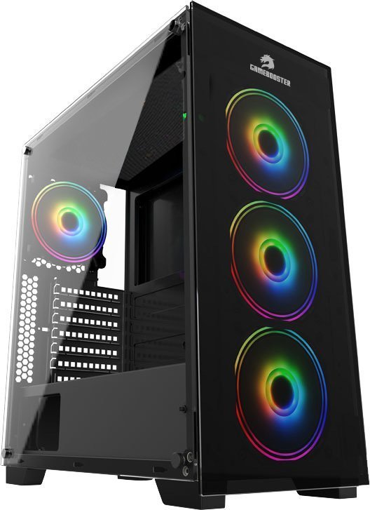 GameBooster GB-PE05B 600w 80+ USB3.0 Full Siyah Tempered Glass RGB Fanlı kasa