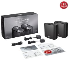 ASUS ZENWIFI CT8-W-2 GAMING MESH ROUTER WIFI6 2'Lİ