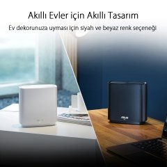 ASUS ZENWIFI CT8-W-2 GAMING MESH ROUTER WIFI6 2'Lİ