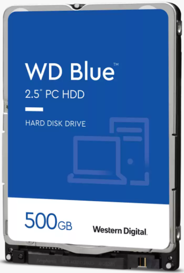 500GB WD 2.5'' Blue SATA6 5400rpm 128MB WD5000LPZX