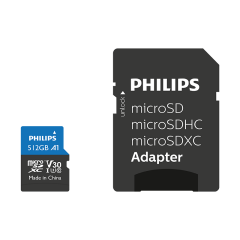 PHIIPS 512GB MICRO SDXC 100 MB/S C10 FM51MP65B/00