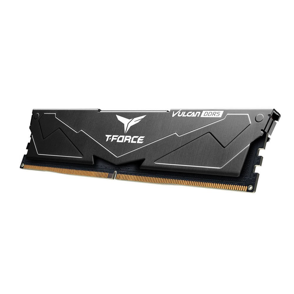 Team T-Force Vulcan Black 16 GB 6000 MHz CL38 FLBD516G6000HC38G01 DDR5 Gaming Ram
