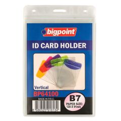 Bigpoint Korumalı Kart Poşeti Dikey B7 (91x128mm) 10'lu Poşet