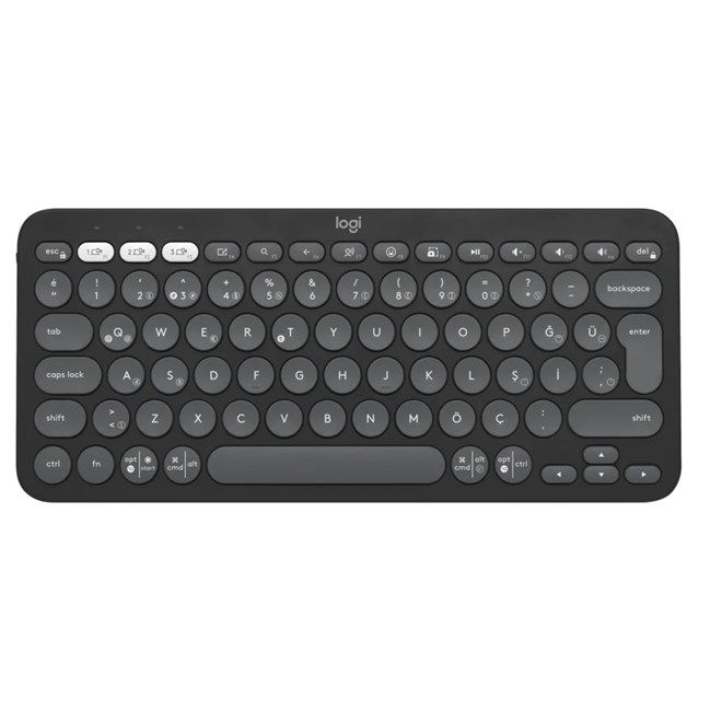 Logitech Pebble Keys 2 K380s BT Klavye Grafit