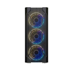 GameBooster GB-G060B 550w USB3.0 Siyah Double Ring RGB Fan Meshed kasa