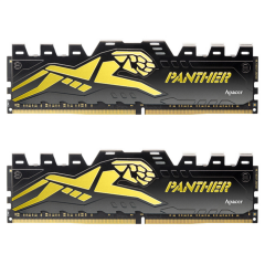 Apacer Panther Black-Gold 32 GB (2X16) 3200 MHz CL16 AH4U32G32C28Y7GAA-2 DDR4 Gaming Ram