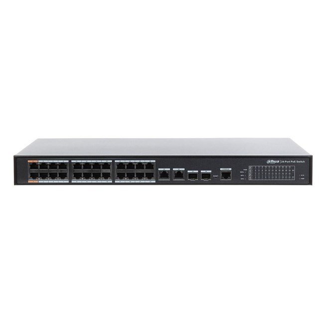 Dahua PFS4226-24ET-240-V2 24 Port Yön. PoE