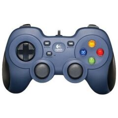 Logitech F310 Gaming 4 Tuşlu D-Pad ile Kablolu Gamepad - Lacivert 940-000138
