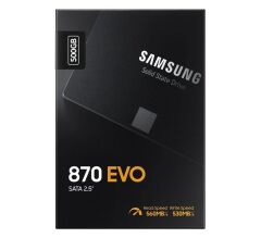 Samsung 870 Evo 500GB 2.5'' SATA SSD (560-530MB/s)