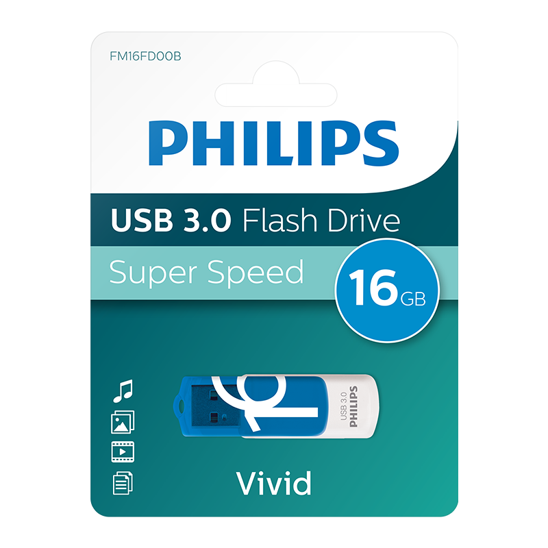 PHILIPS 16GB USB 3.0 100/150MB/S FM16FD00B/00