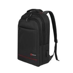 Mack Office MCC-007 17.3'' Office USB Girişli Notebook Sırt Çantası Siyah