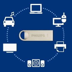 PHILIPS 16GB USB 2.0 25/10MB/S FM16FD160B/00