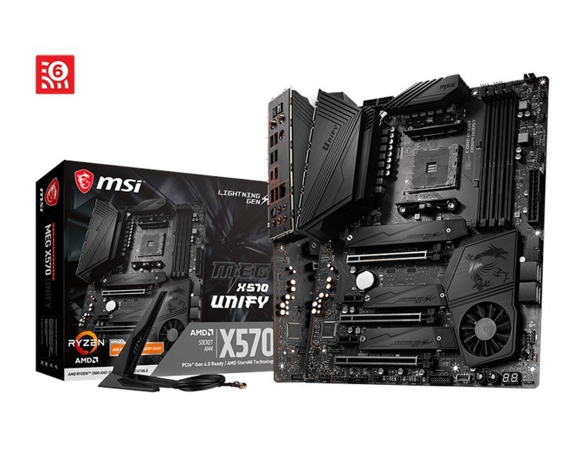 MSI Meg X570 Unify AM4 Ryzen DDR4 Usb3.2
