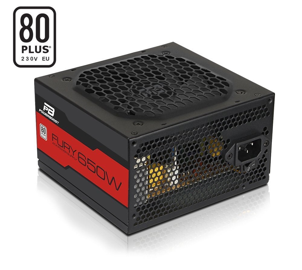 PowerBoost  FURY BST-ATX650WEU 650w 80+ APFC 12cm Fanlı ATX PSU
