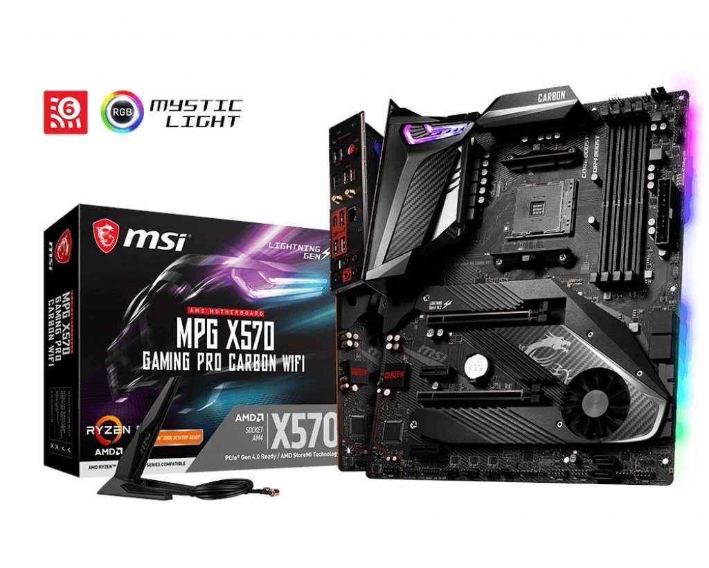 MSI Mpg X570 Gaming Pro Carbon Wifi AM4 Ryzen