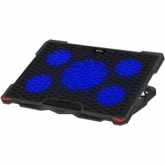 GameBooster GB-NS04 Wind 5 Fanlı 2xUSB Portlu Fan Kontrollü 15.6'' Notebook Soğutucu