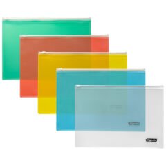 Bigpoint Kilitli Döküman Dosyası A4 PP Mavi 12'li Poşet