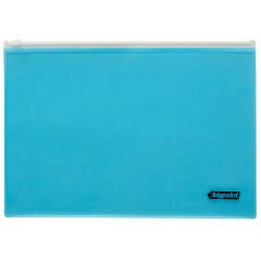 Bigpoint Kilitli Döküman Dosyası A4 PP Mavi 12'li Poşet