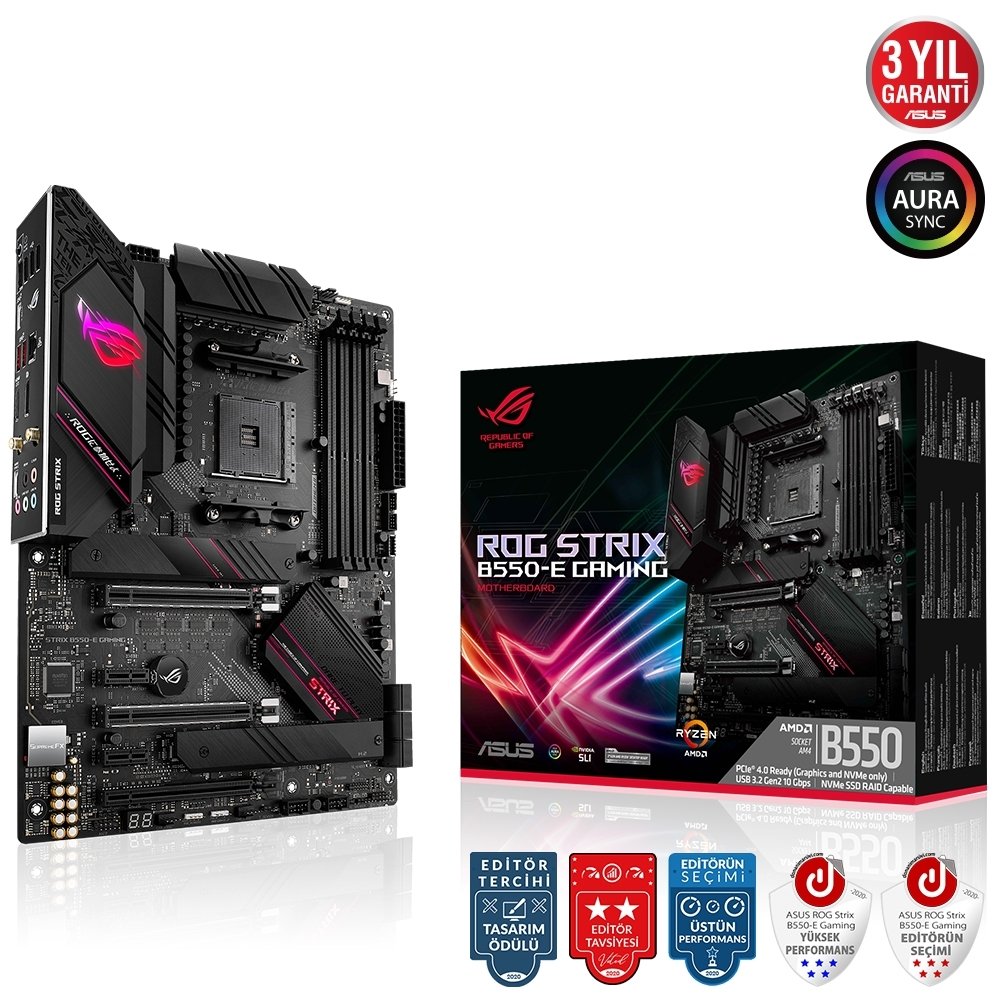 ASUS ROG STRIX B550-E GAMING DDR4 4600Mhz ATX AM4