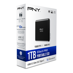 PNY EliteX-PRO CS2260 1TB 1500/1400 MB/s Gen2x 2 Taşınabilir SSD (PSD0CS2260-1TB-RB)