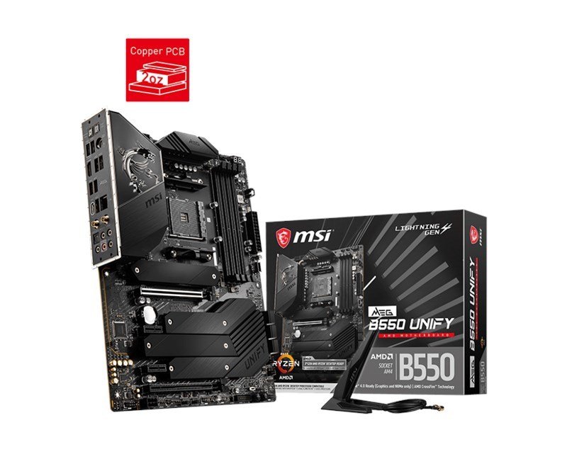 MSI Meg B550 Unıfy AM4 Ryzen DDR4 Hdmi