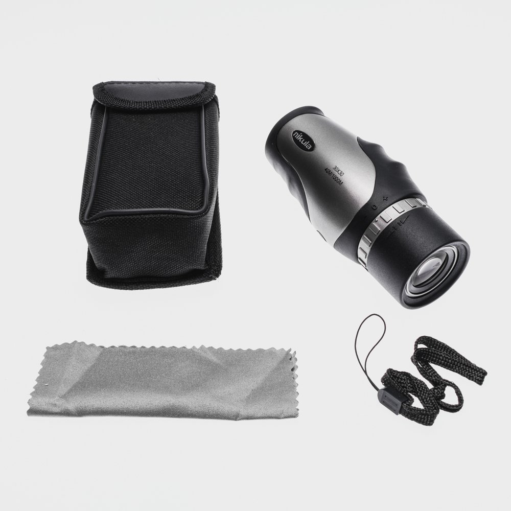 Nikula 30x30 Tek Gözlü Perma Focus - Otomatik Netleme 1000m/40m - Gümüş