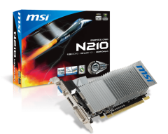 MSI N210-1GD3/LP 64Bit 1GB DDR3 VGA DVI HDMI 64B