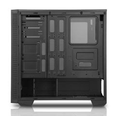 PowerBoost VK-G1007RGB USB 3.0 Tempered Glass Pencereli RGB Fanlı Gaming Kasa (PSU Yok)