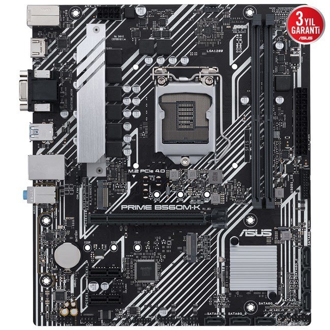Asus Prime B560M-K 1200P Vga Hdmi Usb3.2