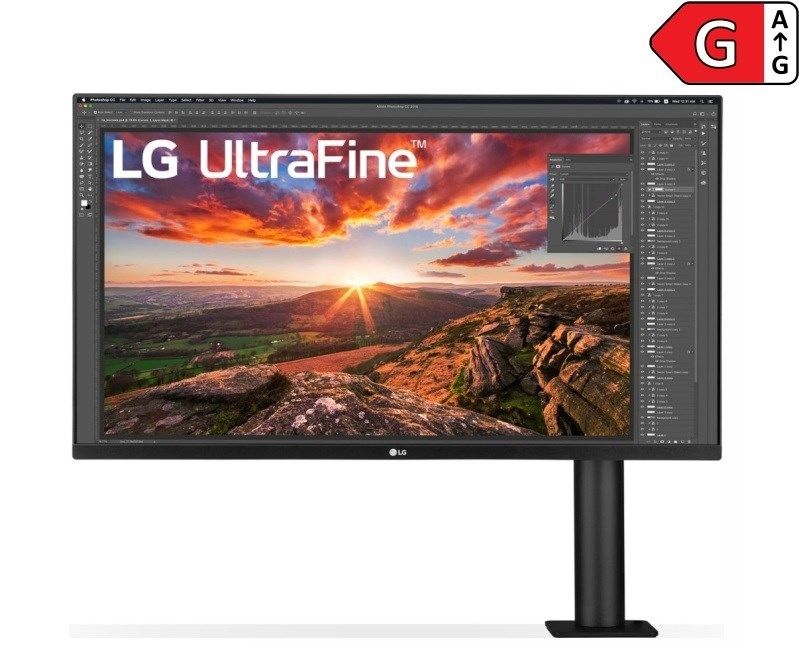 LG 31.5'' 32UN880P-B 5ms 60Hz HDMI DP Type-C MM IPS