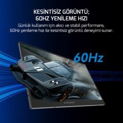 Ezcool Lite E15 15.6'' 4 ms Full HD IPS 60 Hz Taşınabilir Monitör ( Sıfır Ölü Piksel Garantili )