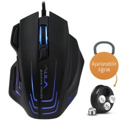 Aula S18 6400DPI RGB 7 Programlanabilir Tuş 1000Hz Kablolu Gaming Oyuncu Mouse