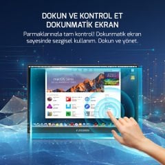 Ezcool Lite E15T 15.6'' 4 ms Full HD IPS 60 Hz Taşınabilir Dokunmatik Monitör ( Sıfır Ölü Piksel Garantili )
