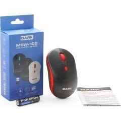 Dark DK-AC-MSW100R Kablosuz Krmz-Siyah K.suz Mouse
